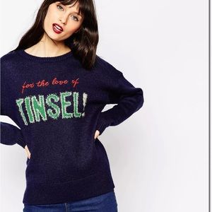 ASOS For the Love of Tinsel Holidays Sweater